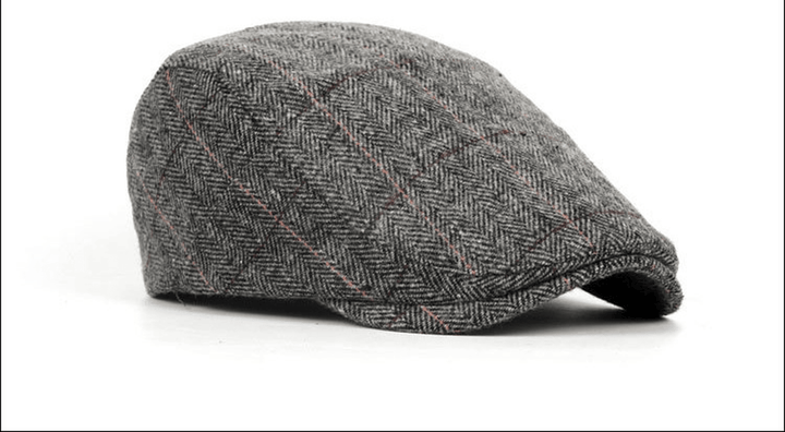 Hat Men'S Middle-Aged and Elderly Duck-Tongue Forward Cap