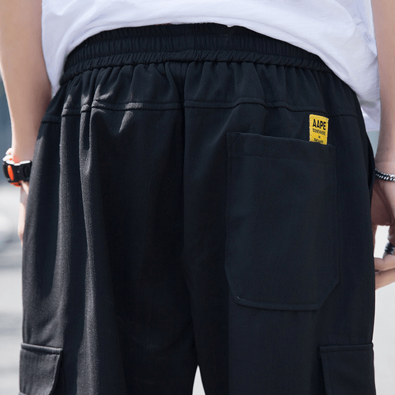 Men'S Casual Shorts Season New Fashion Casual Thin Section 7 Seven Pants Men'S Trend Tooling Shorts