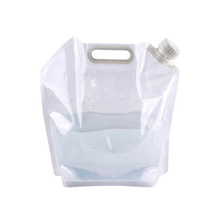 5L/10L Portable PVC Eco-Friendly Foldable Water Storage Bag Outdoor Camping Traveling Water Bucket - MRSLM