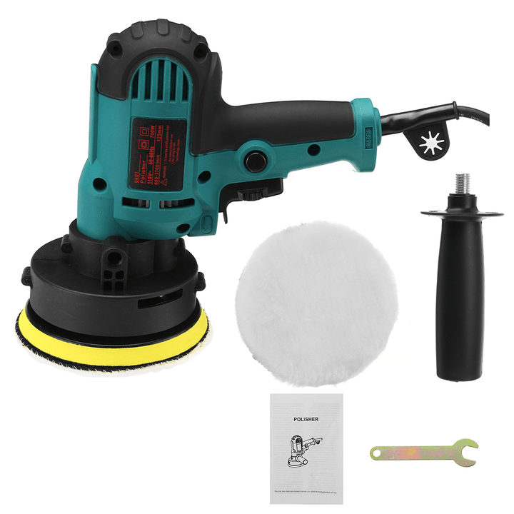 600W Electric Polisher Portable 6 Variable Speeds Jade Car Polishing Waxing Machine