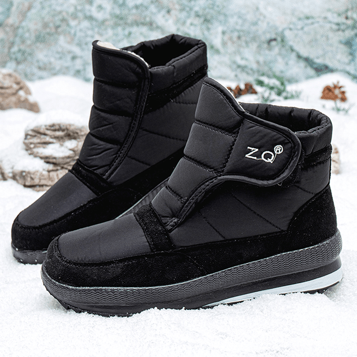 Men Soft Comfy Non Slip Wear Resistant Winter Thicken Warm Snow Boots