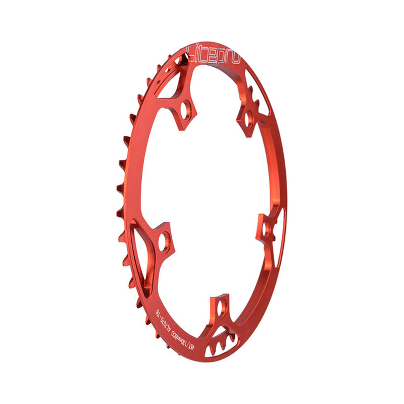 ZTTO Single Speed 130BCD 45 47 53T 56T 58T Folding Bike Chain-Wheel Ultralight Crank Tooth round Chain Flywheel