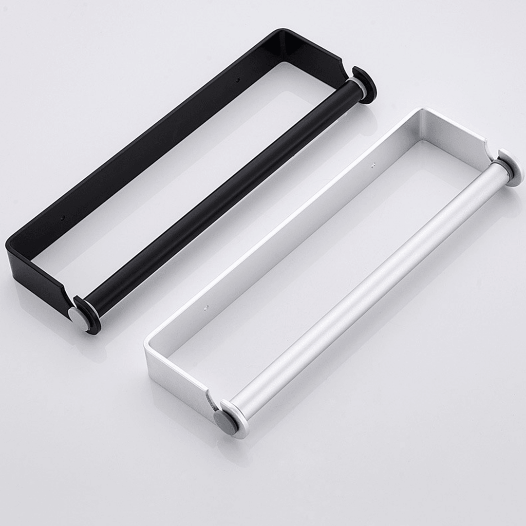 32Cm Kitchen Wall-Mount Paper Towel Holder Aluminum Rack Roll Hanging Stand