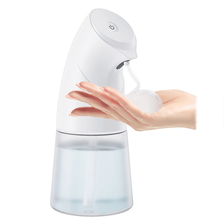 Xiaowei X8 450Ml Auto Induction Touchless Liquid Soap Dispenser 2 Dosage Mode Adjustable LED Light Indication IPX4 Waterproof for Chldren Adult Hnad Washing Sterilization Health Care