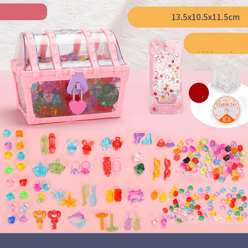 Acrylic Crystal Diamond Treasure Box Box Children'S Gem Toy Set