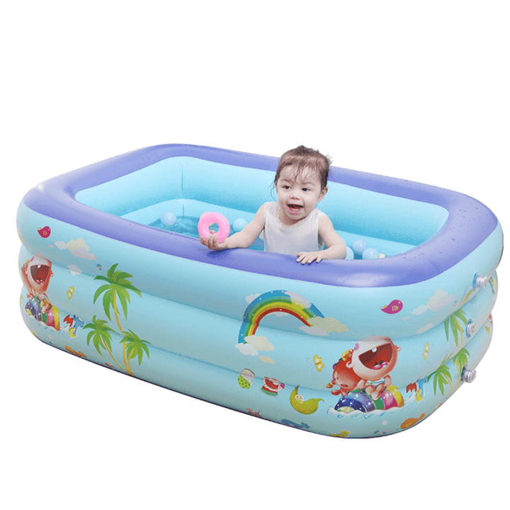 Children Inflatable Swimming Pool Bathing Tub Baby Toddler Paddling Kids for Children Swimming Supplies