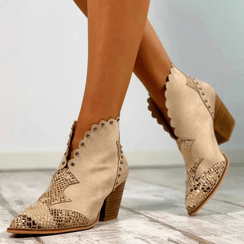 Women plus Size Suede Laciness Breathable Ankle Boots