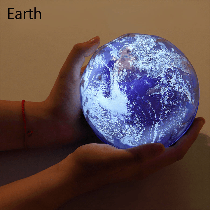 Starry Sky Earth Rotate Projector LED Night Light USB AA Battery Powered LED Night Lamp Novelty Baby Light