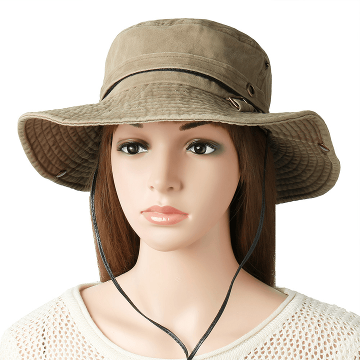 Unisex Foldable Cotton Washed Bucket Hat