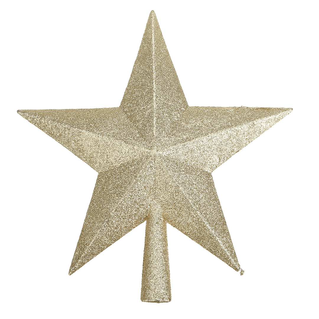 Christmas Tree Top Sparkle Star Glittering Hanging Christmas Tree Topper Decoration Ornaments Home Decor - MRSLM