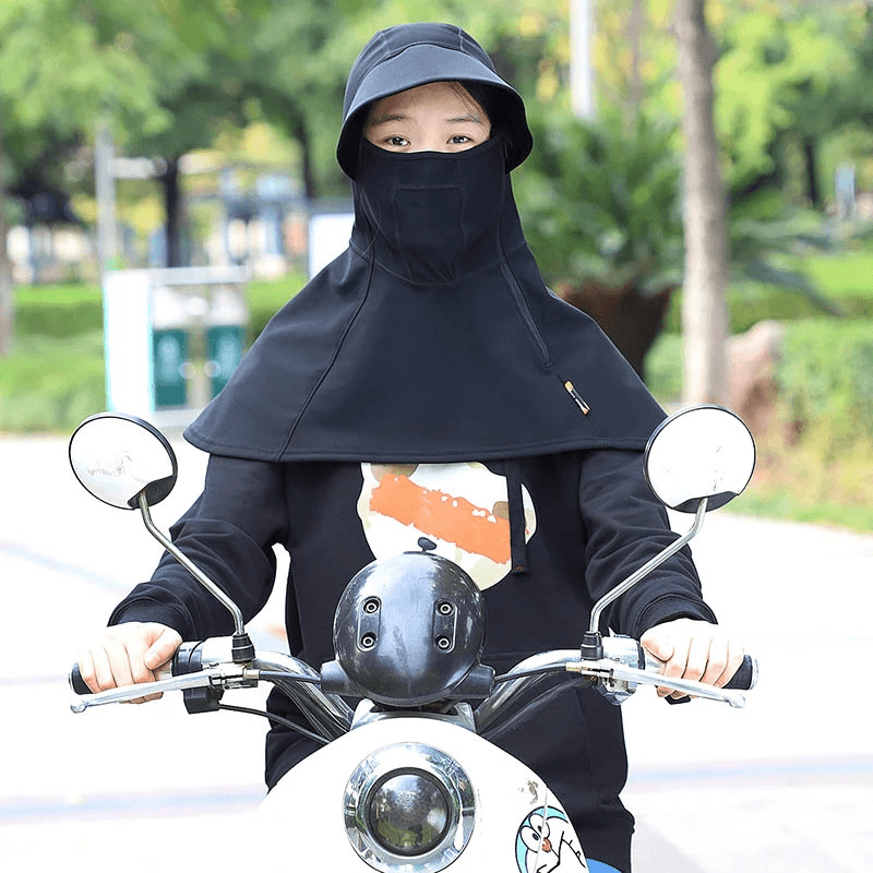 WEST BIKING Winter Big Brim Headgear Motorcycle Cycling Balaclava Hood Warm Fleece Windproof Ski Fishing Women Men Bike Hat Cap