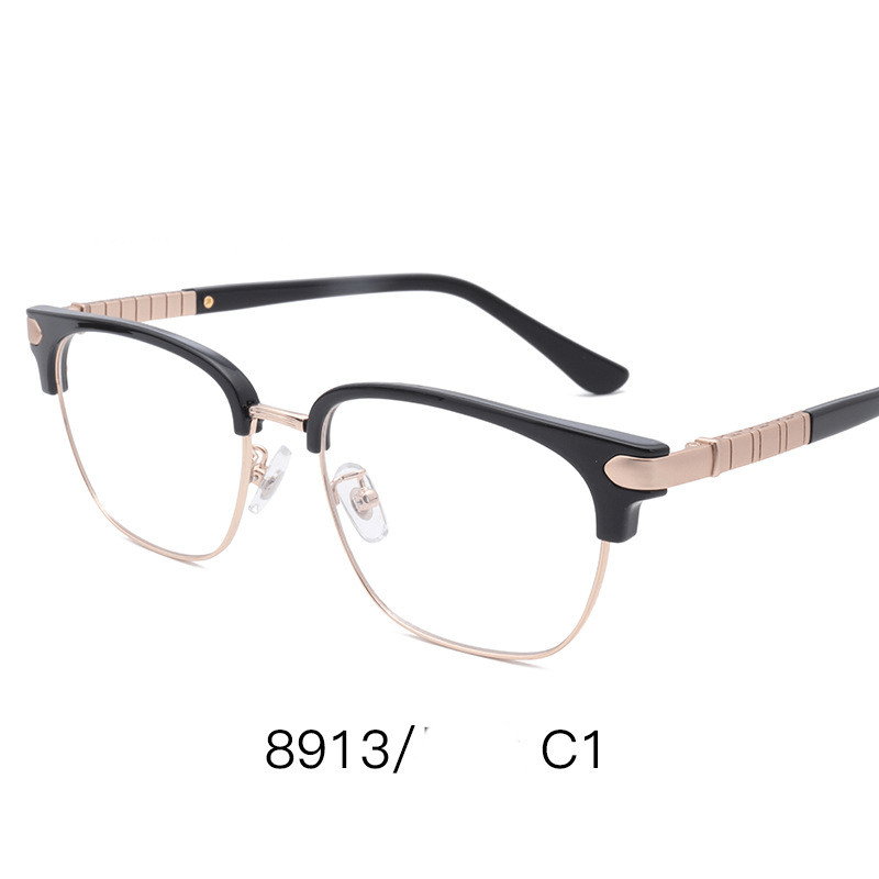 Eyebrow Plate Eye Memory Titanium Frame Glasses Frame