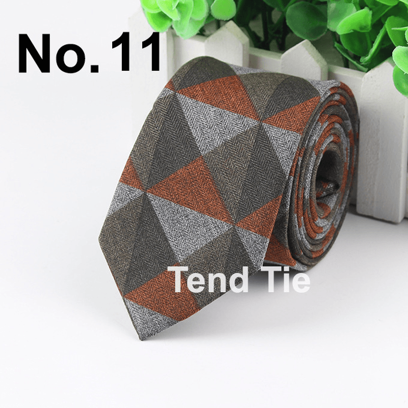 Men'S Tie New Ultra-Narrow Wool Elegant Atmosphere