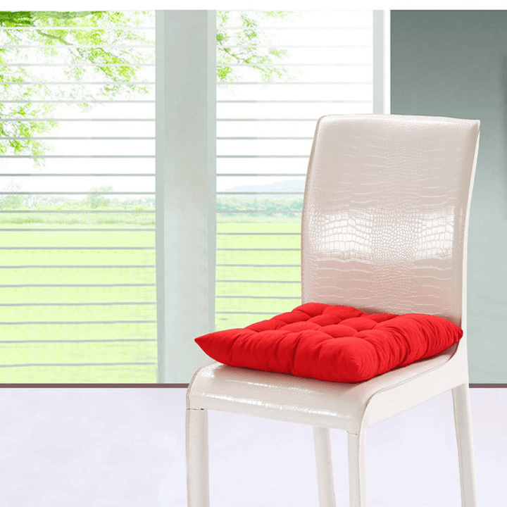 Pure Color Brushed Solid Tatami Chair Seat Sofa Meditation Floor Cushions Home Office Seat Cushion