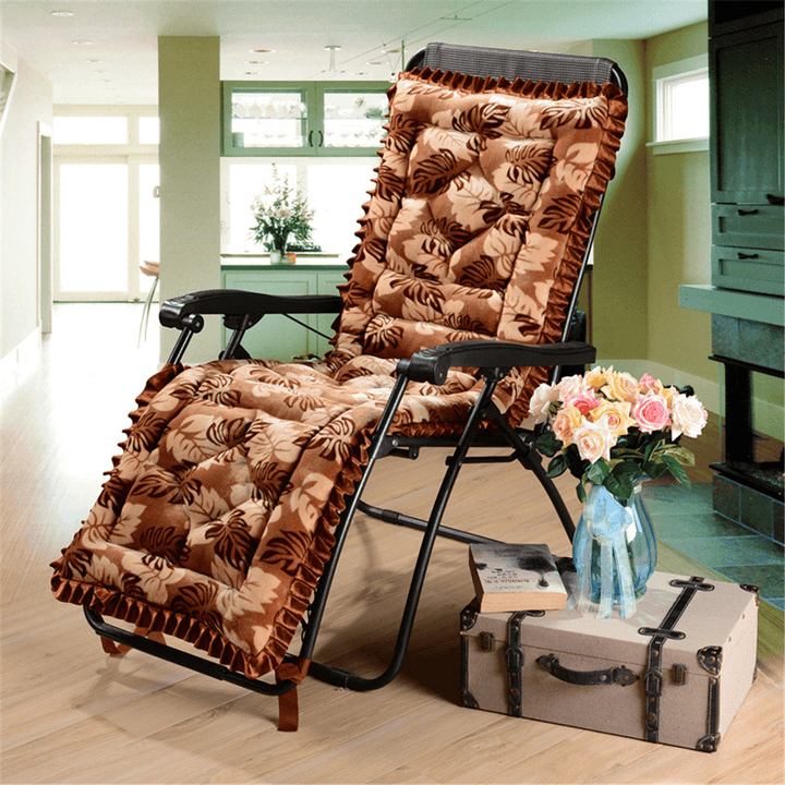 Lounge Thicken Relax Rocking Chair Cushion Washable Soft High Back Mat Comfortable Printed Seat Pad for Recliner