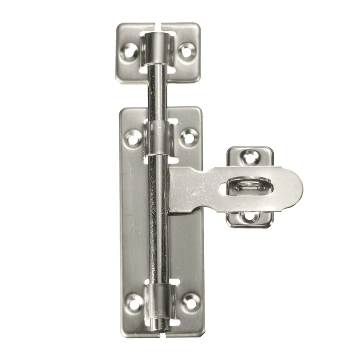 Stainless Steel Door Bolt Lock Latch Slide Barrel Bolt Clasp Set 4/6/8 Inch