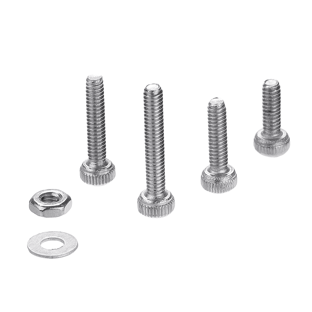 Suleve‚Ñ¢ M2SH1 240Pcs M2 Hex Socket Cap Head Screw 304 Stainless Steel Washer Nut Assortment