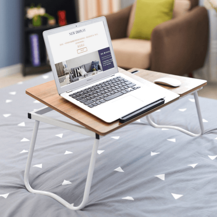 Foldable Laptop Stand Desk Lap Bed Table Tray Computer Portable Adjustable Height Table for Children Student Home