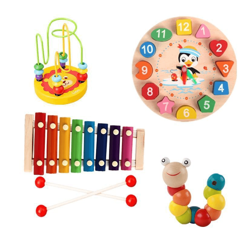 Xylophone Children Eight Tone Small Hand Knocking on the Piano