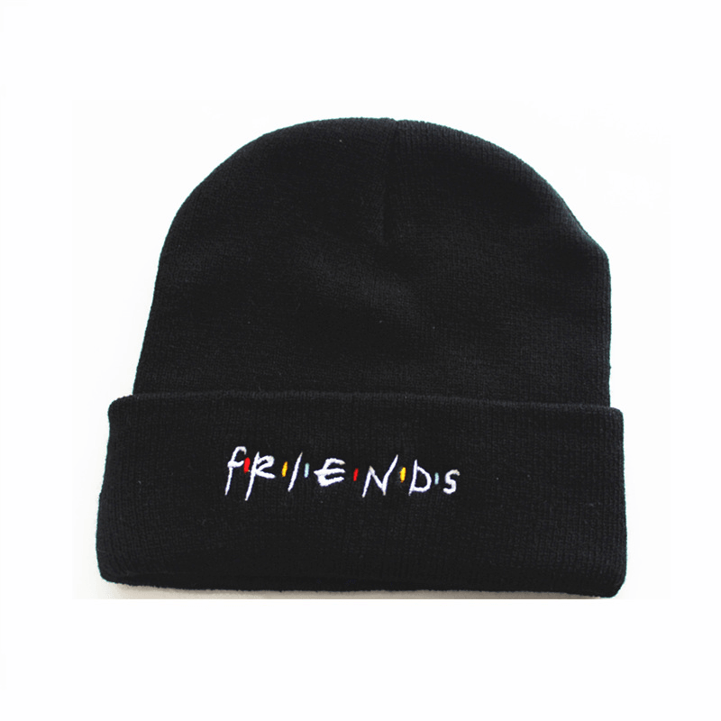 Fashion Letters Embroidered Knitted Hat