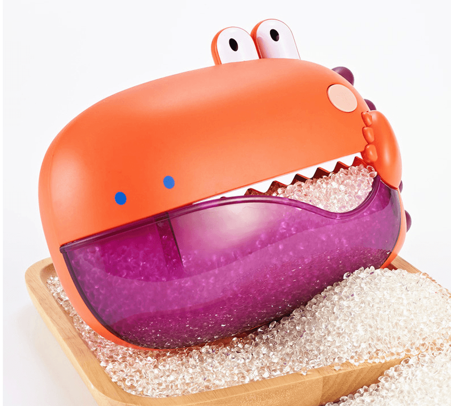 Bathroom Bathing Water Toy Automatic Dinosaur Bubble Baby Shower Crab Spitting Bubble