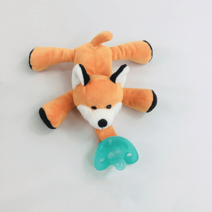 Baby Pacifier Toys - Versatile Silicone Pacifiers with Detachable Plush Animal Toy