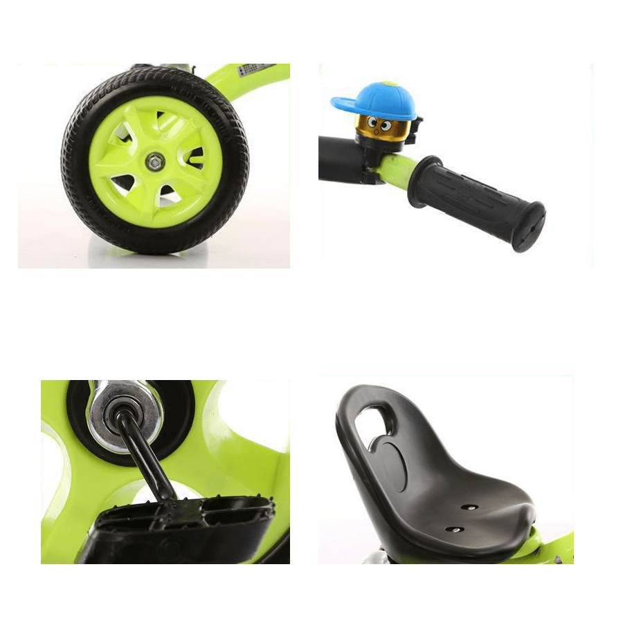 Laiteer 3 Wheel Kids Pedal Adjustable Tricycle for Aged 2-6 Children Toddler Balance Bike Balance Training with BasketÔºÜLarge Axle Wheel Gifts