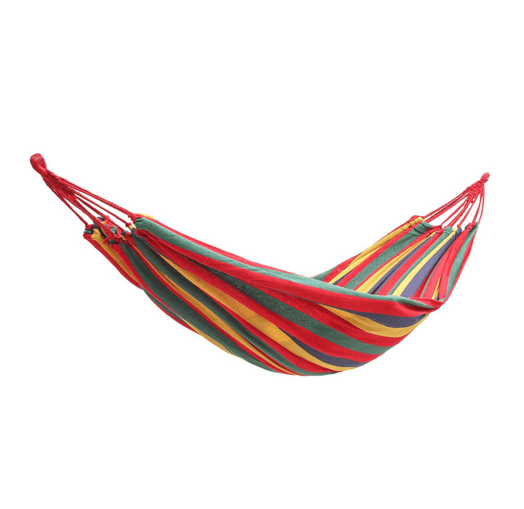 Canvas Hammock Swing Hammock Bed Portable Foldable Outdoor Garden Travel Camping Hammock