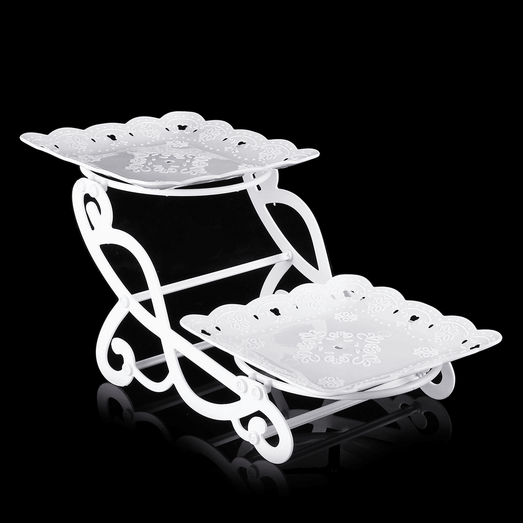 2/3 Tier Cake Stand Cupcake Stand Tower Dessert Stand Pastry Serving Platter - MRSLM