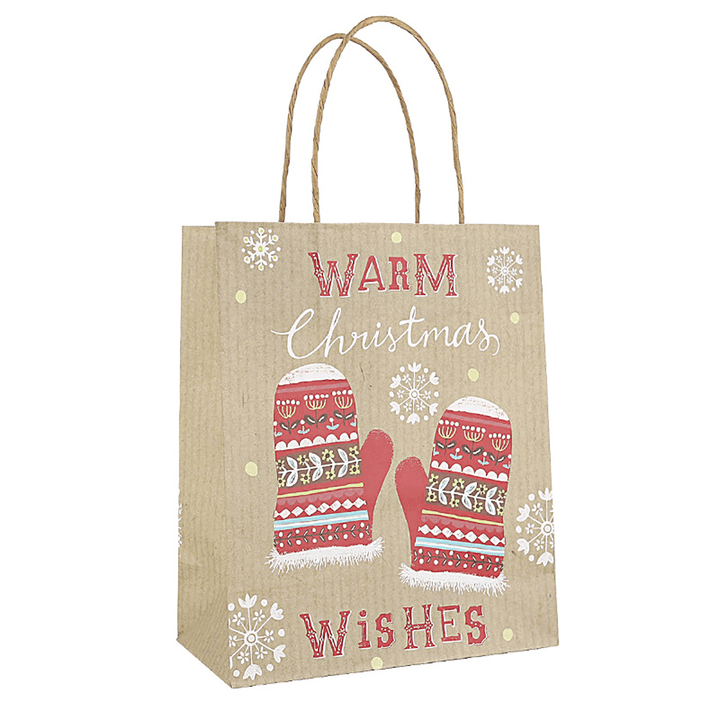 Christmas Kraft Paper Santa Gift Bag Candy Chocolate Cookies Bag Merry Christmas Decorations