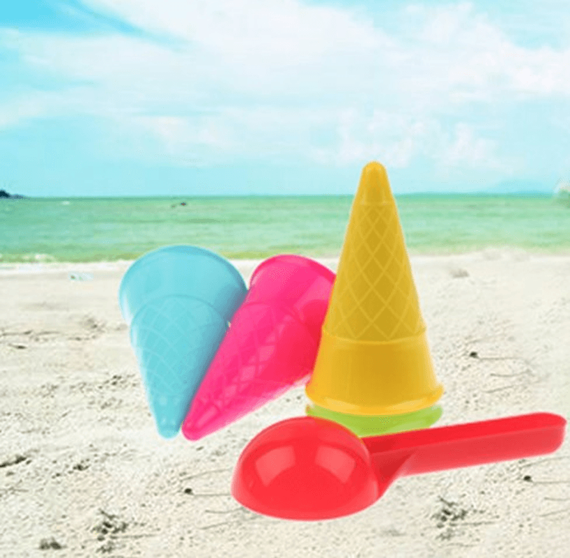 Ice Cream Cone Digging Spoon Set Beach Toys