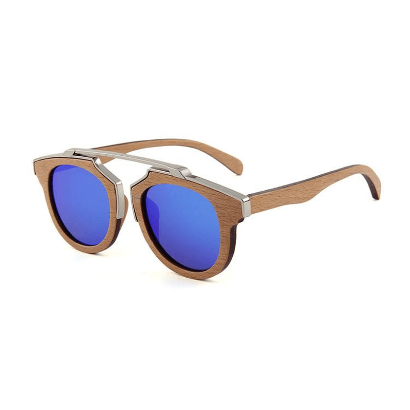 Explosion Style All Bamboo and Wood Polarized Sunglasses