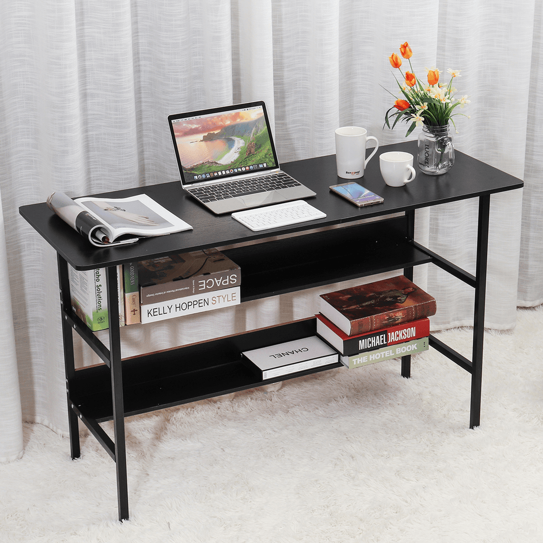 Computer Desk Game Table Metal Writing Table 3 Layers Student Study Desk Laptop Table for Home Office