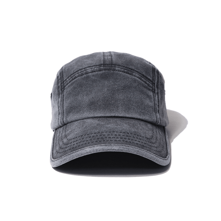 Men'S and Women'S Old Five-Piece Baseball Caps Washed Retro