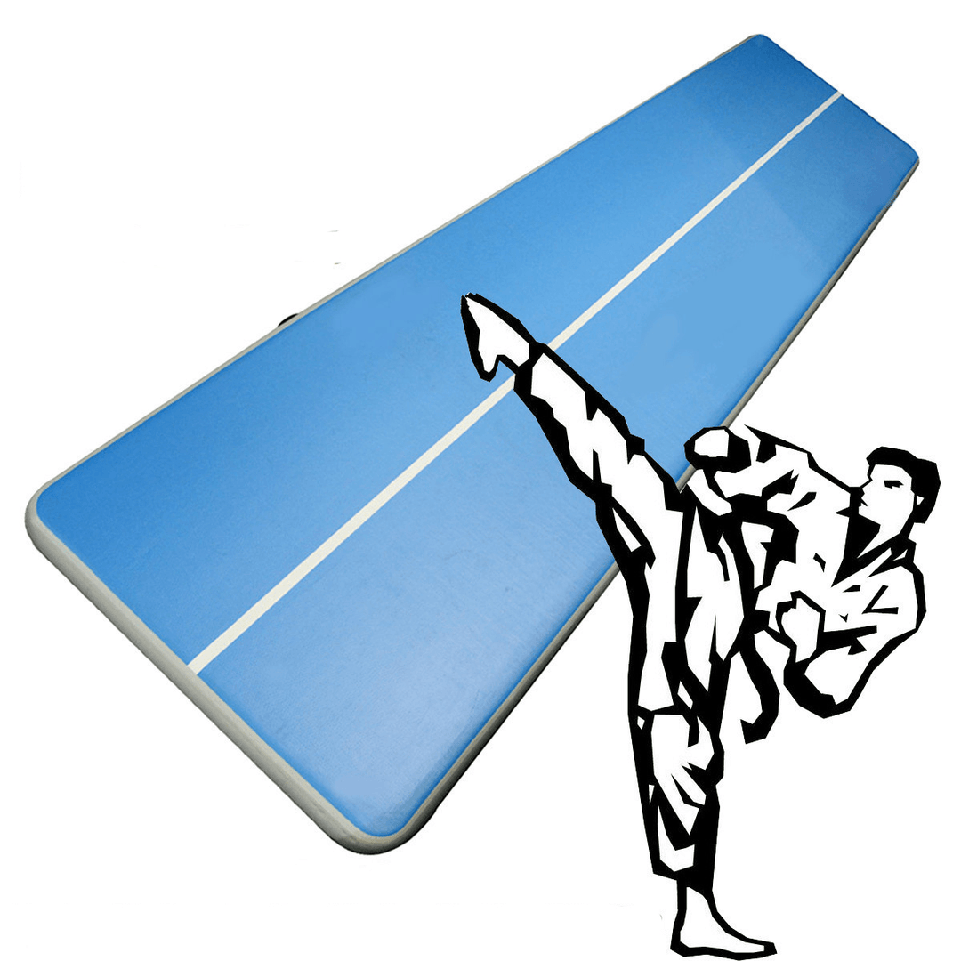 472X78X7.8Inch Inflatable Gym Mat Air Track Floor Tumbling Gymnastics Cheerleading Pad