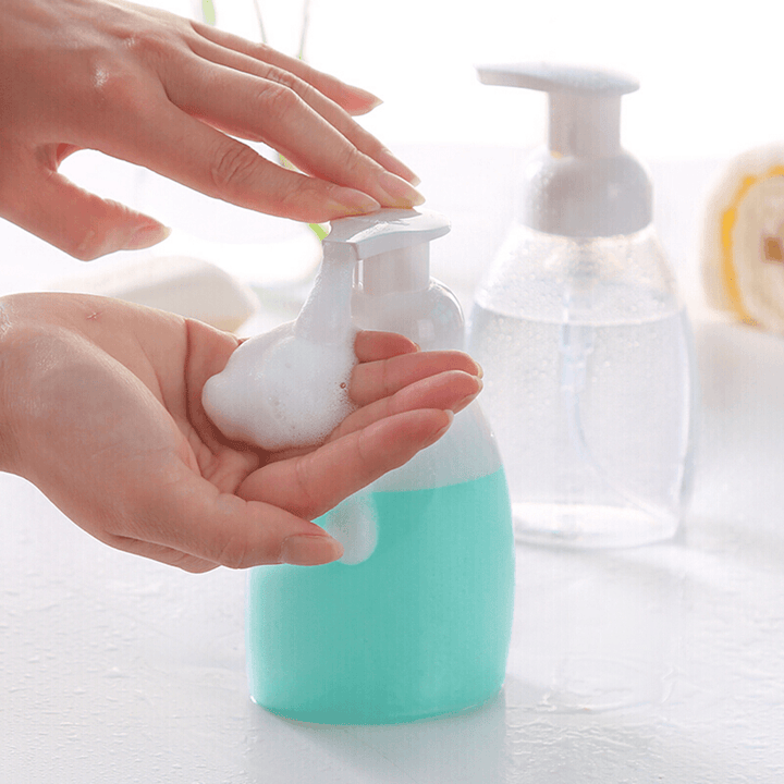 300Ml Bubble Flask Foam Pump Bottle Soap Foaming Mousses Liquid Dispenser Household Bottles for Children'S Health