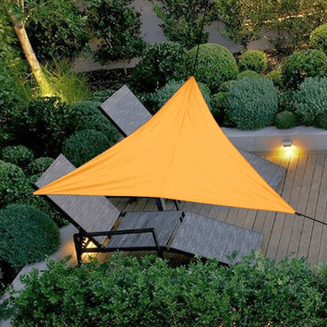 Sun Shade Sail Waterproof 420D Oxford Polyester Canopy Cover Awning Garden Yard Plant Protection