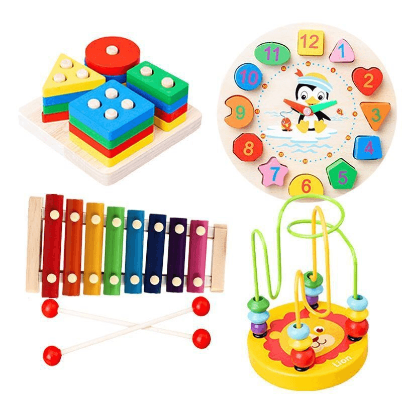 Xylophone Children Eight Tone Small Hand Knocking on the Piano