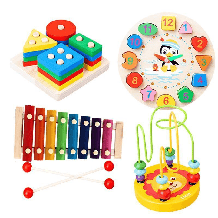 Xylophone Children Eight Tone Small Hand Knocking on the Piano