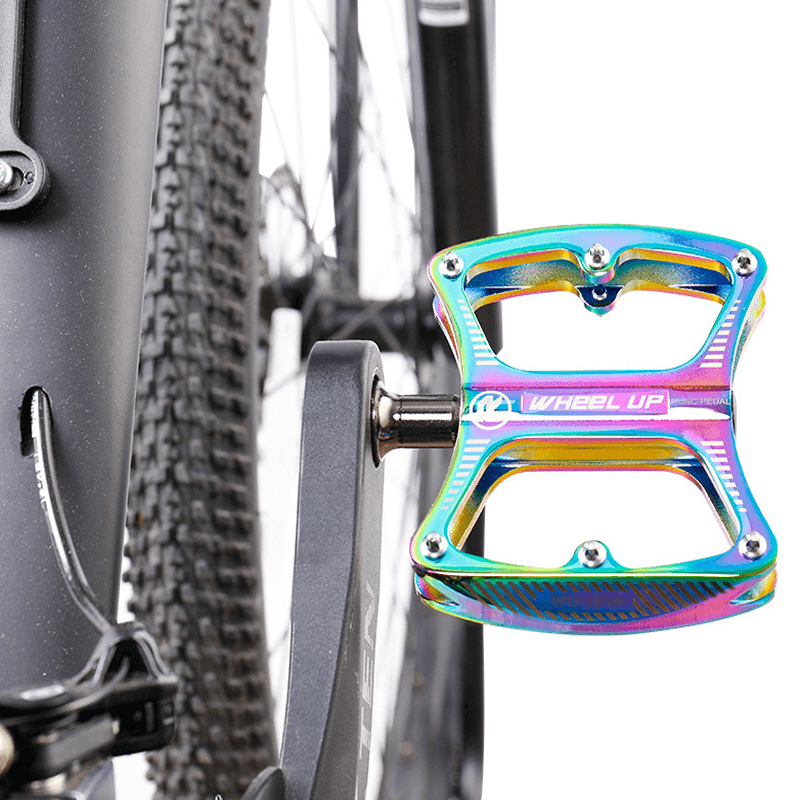 WHEEL up Bicycle Pedals Aluminum Alloy Cycling Pedals Mountain Bike Riding Equipment Accessories