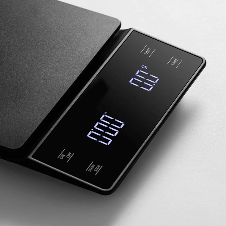 3Kg/0.1G Sensitive Touch Kitchen Scale with Timer for Pour over and Drip Coffee with LED Display