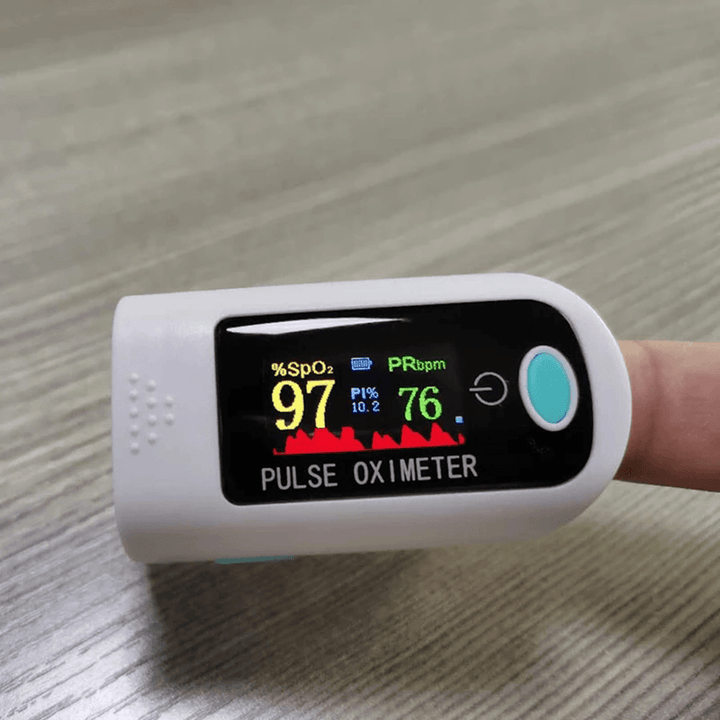 BOXYM X1805 Finger-Clamp Pulse Oximeter HD OLED Display Finger Heart Rate Monitor Spo2 PR Blood Oxygen Fingertip Pulse Oximeter Oxygen OLED Saturation Monitor Oximeter