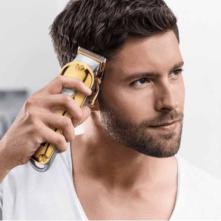 NK-1769 Electric Full Metal Hair Clipper Household USB Charging Hair Trimmer Barber Rechargeable Hair Trimmer Hair Shaving Machine Beard Cut