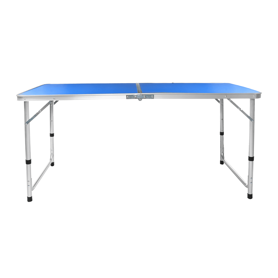 1.2M Blue Folding Table Portable Indoor Outdoor BBQ Picnic Party Camp Tables