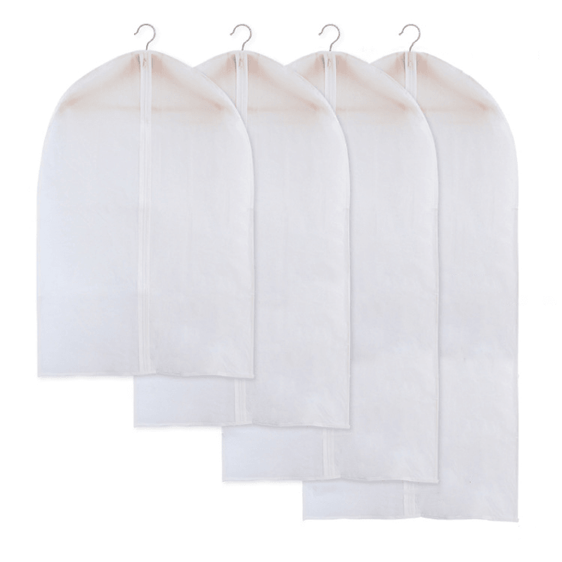 3Pcs Garment Clothes 3Pcs Garment Clothes Covers Protector Dustproof Waterproof Hanging Clothecovers Protector Dustproof Waterproof Hanging Clothes Storage Bag for Coat Dress Windcoat Closet Organizer - MRSLM