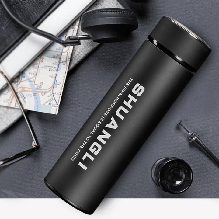 480Ml Stainless Steel Vacuum Cup Portable Travel Insulated Bottle Drinking Mug Water Bottle