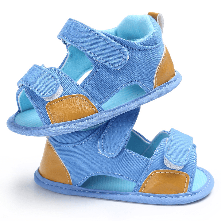 Denim Baby Velcro Sandals Toddler Shoes Baby Shoes - MRSLM