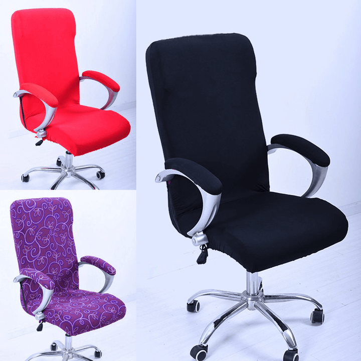 Spandex Office Computer Chair Covers Stretchable Rotate Swivel Chair Seat for Office Home