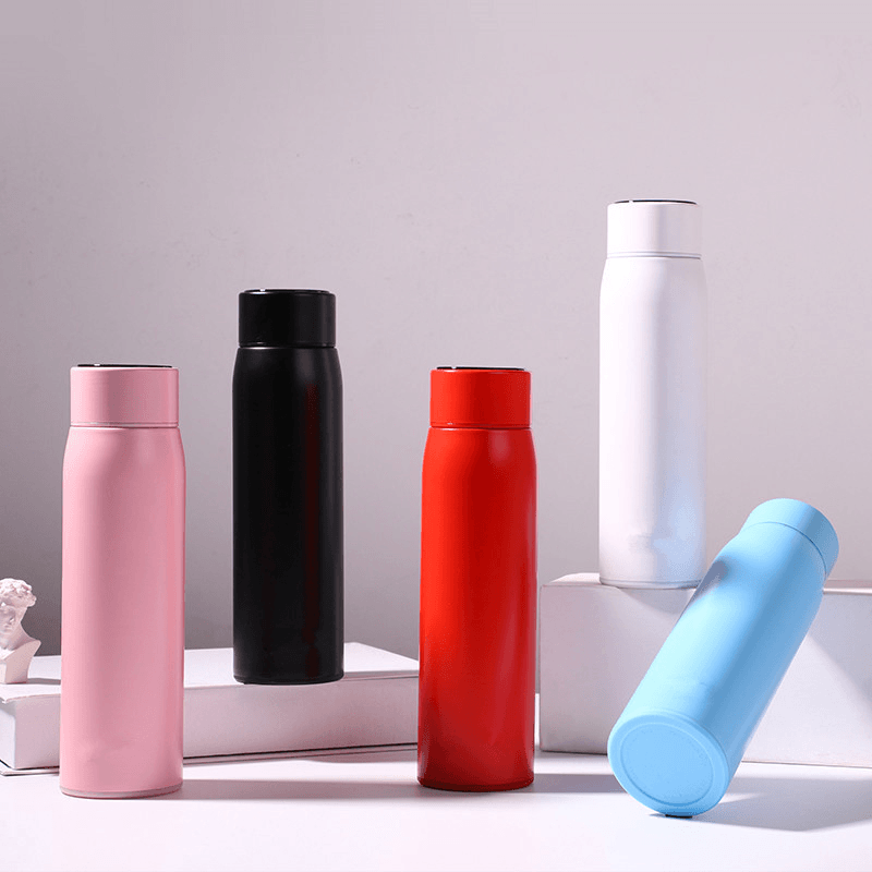 500Ml Smart Temperature Display Thermos Bottle Stainless Steel Insulated Cup Vacuum Flasks Tea Coffee Mug Thermocup