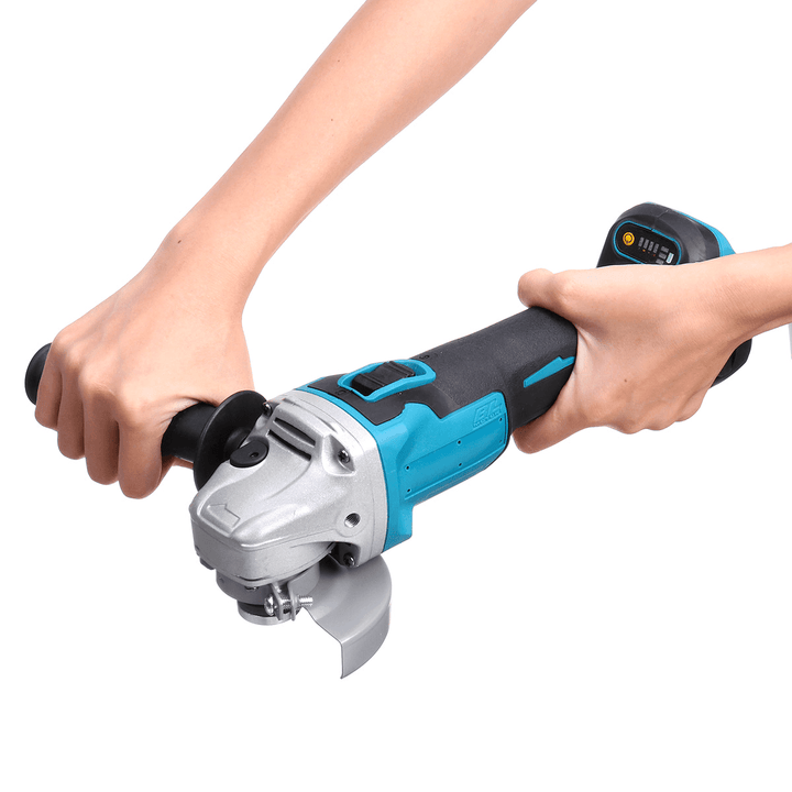 800W 4 Speed Brushless Angle Grinder 100Mm/125Mm Electric Grinding Cutting Polishing Machine Adapted to Makita Battery